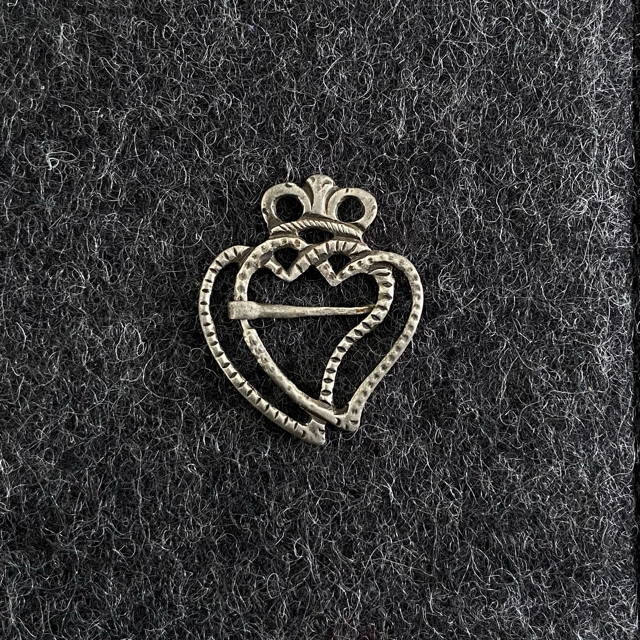 trade silver brooch